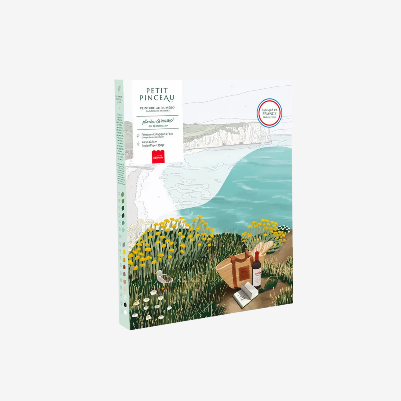 La Petite Épicerie - Malen nach Zahlen "Picknick in Étretat"