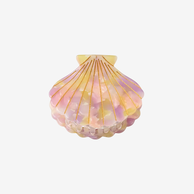 by Vivi. - Haarspange in Muschelform "Regenbogen"