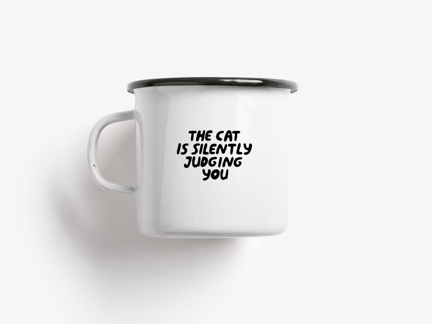 typealive - Tasse aus Emaille / Judging