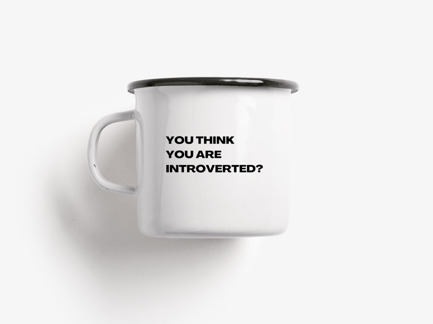 typealive - Tasse aus Emaille / Introverted