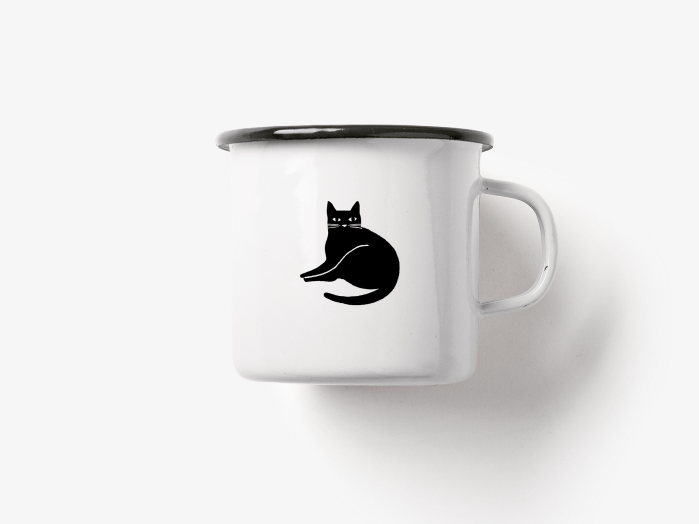 typealive - Tasse aus Emaille / Better Life "Cats"