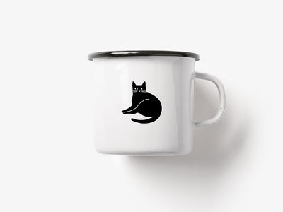 typealive - Tasse aus Emaille / Better Life "Cats"
