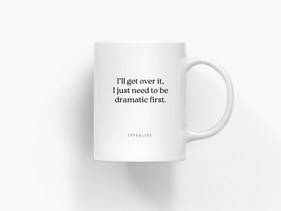 typealive - Tasse aus Keramik / Dramatic