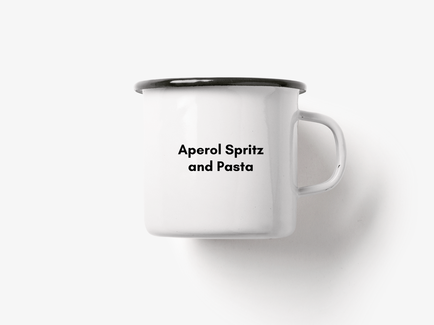 typealive - Tasse aus Emaille / ASAP