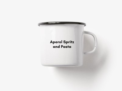 typealive - Tasse aus Emaille / ASAP