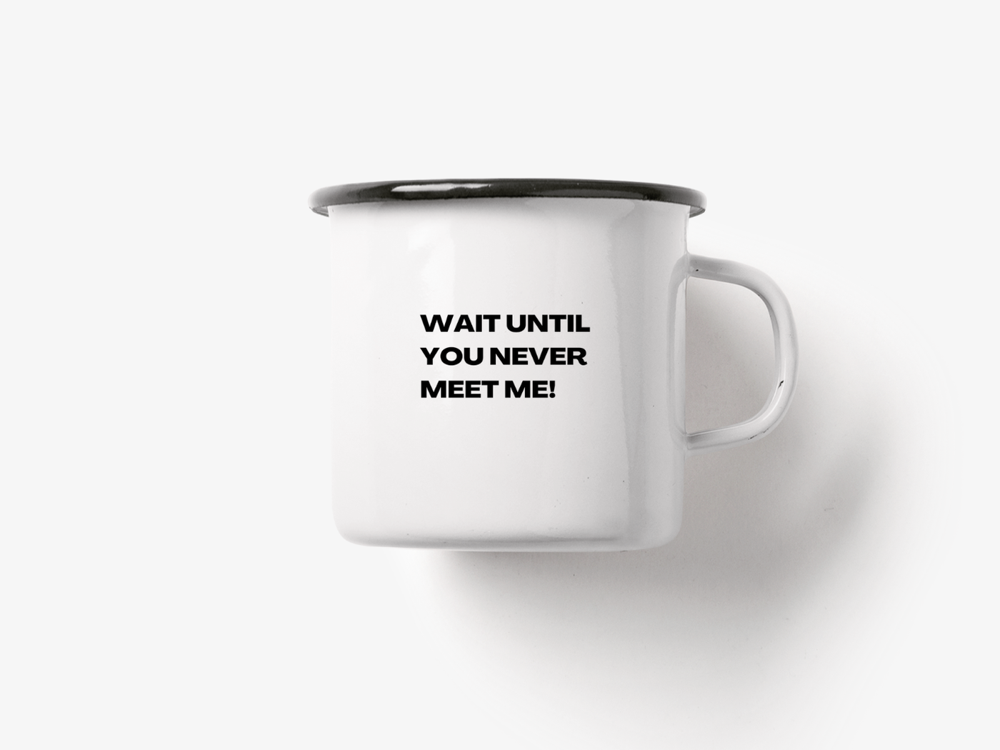 typealive - Tasse aus Emaille / Introverted