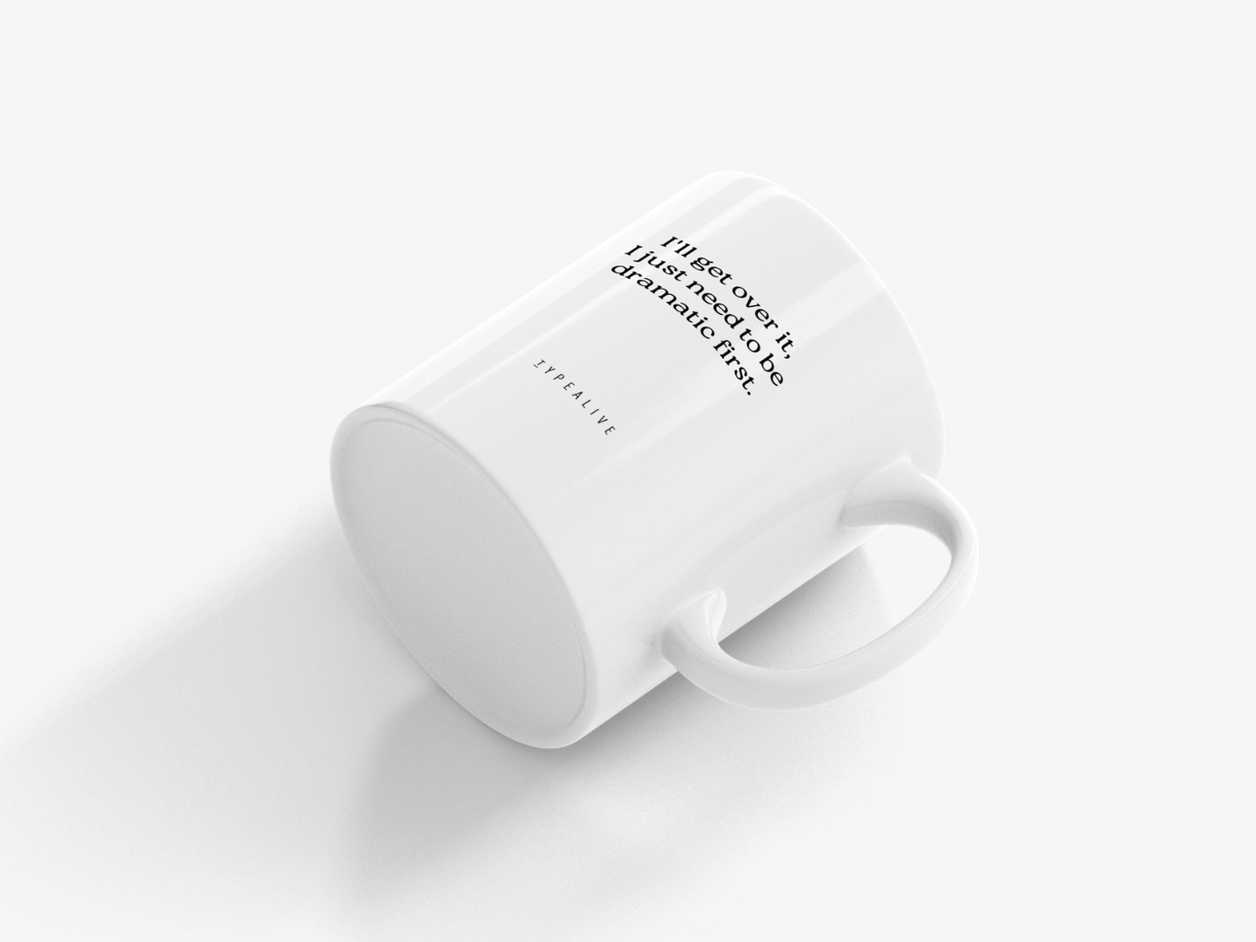 typealive - Tasse aus Keramik / Dramatic