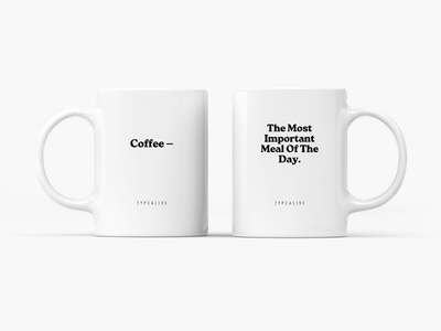 typealive - Tasse aus Keramik / Coffee