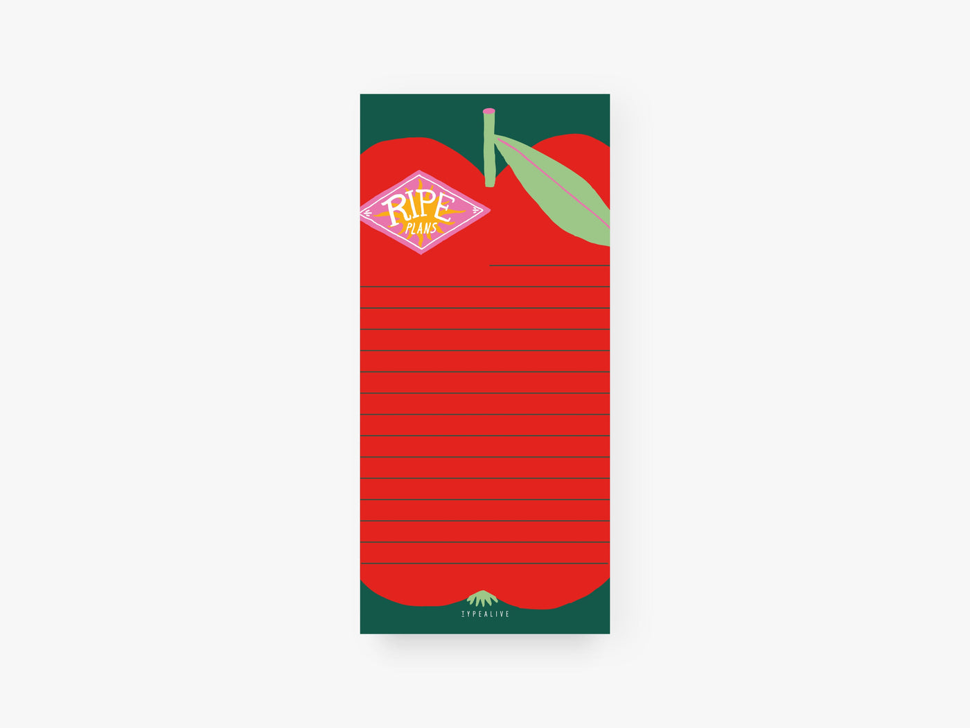 Notizblock "schmal" / Ripe Plans