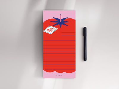 Notizblock "schmal" / Tomato Do