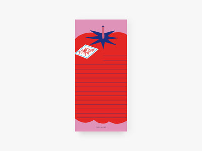 Notizblock "schmal" / Tomato Do