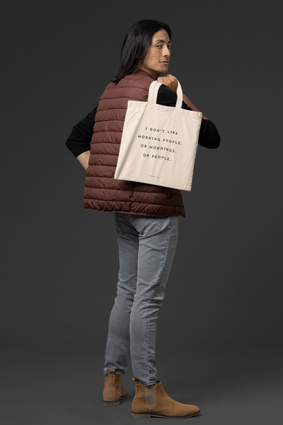typealive - Baumwolltasche / Morning People