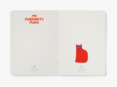 Notizheft / My Purriority Plans