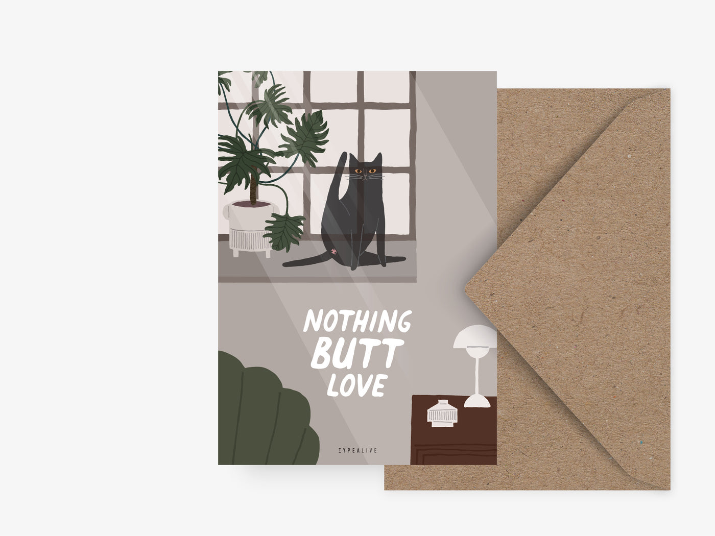 Postkarte / Petisfaction "Cats" Butt Love