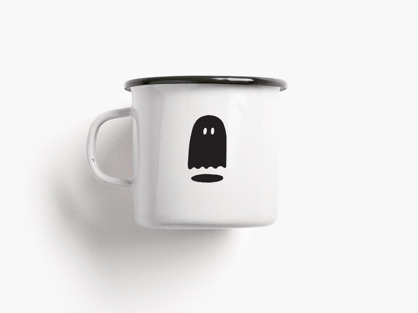 Tasse aus Emaille / Boo