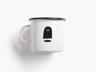 Tasse aus Emaille / Boo