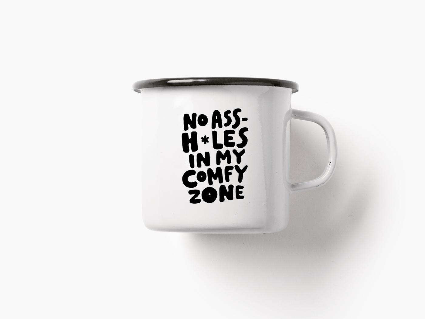 Tasse aus Emaille / Comfy Zone