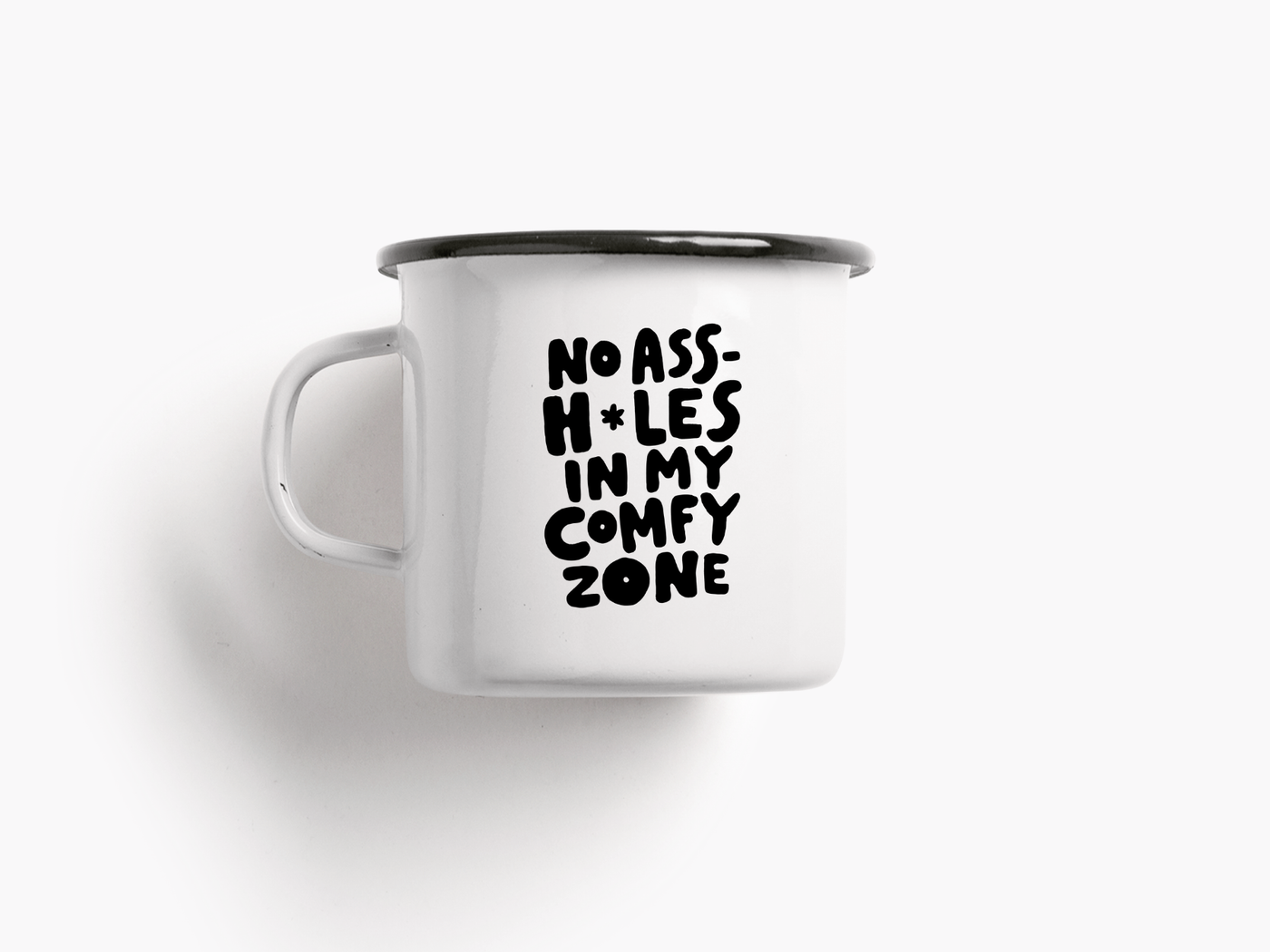 Tasse aus Emaille / Comfy Zone