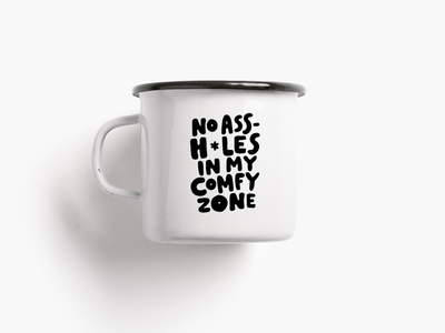 Tasse aus Emaille / Comfy Zone