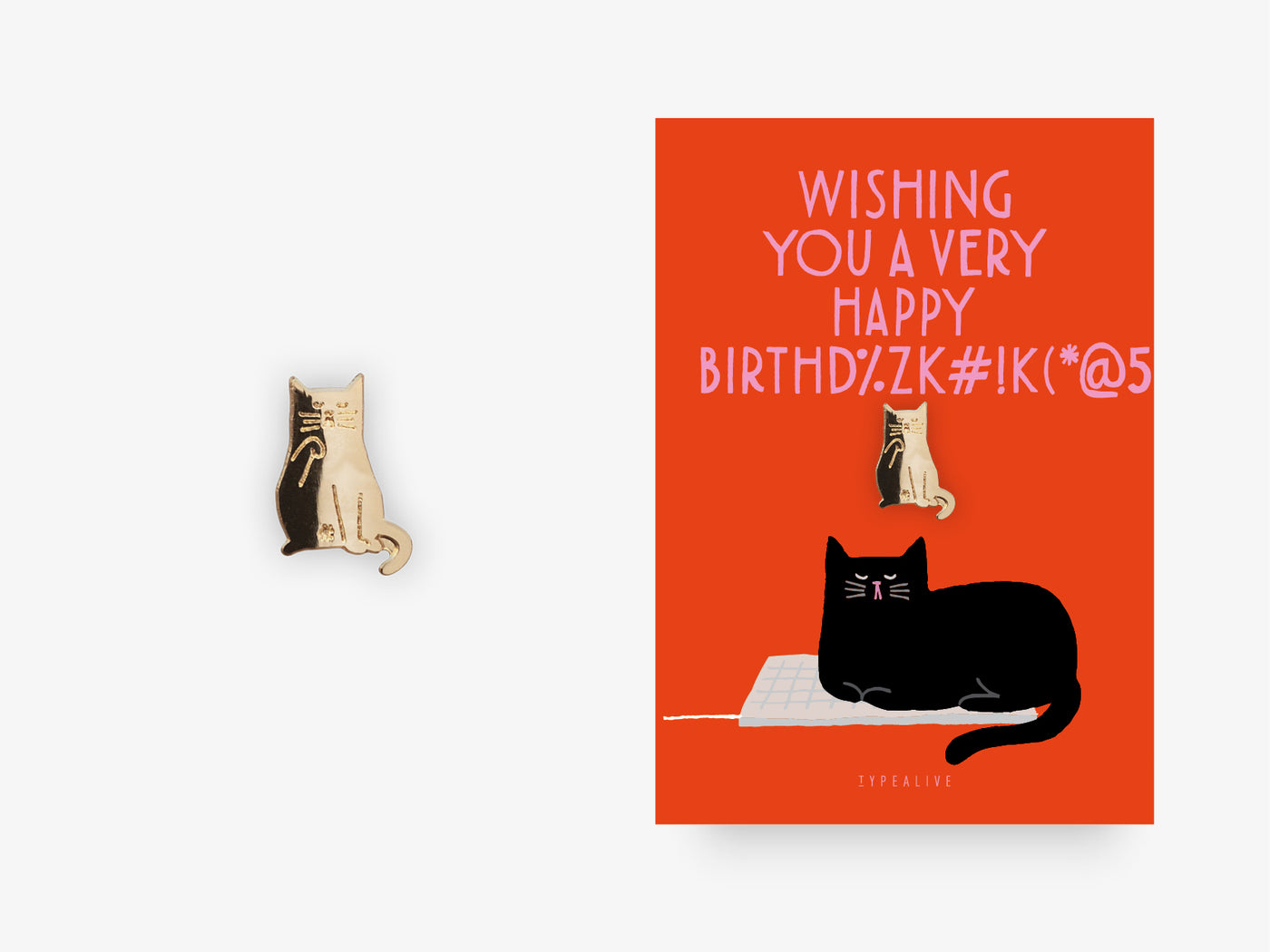 typealive - Pin / Birthday Cat No. 2