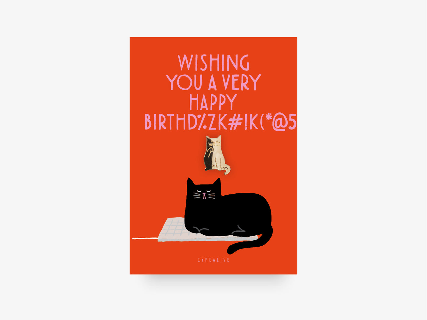 typealive - Pin / Birthday Cat No. 2