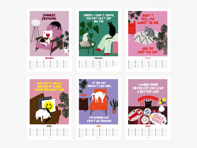 Wandkalender / Petisfaction "Cats" No. 2