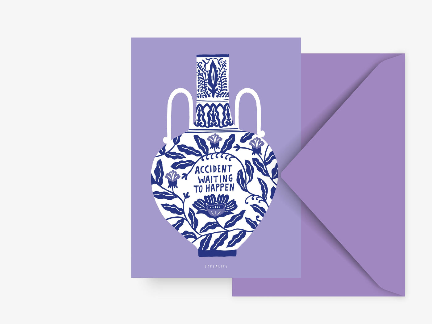 Postkarte / Accident