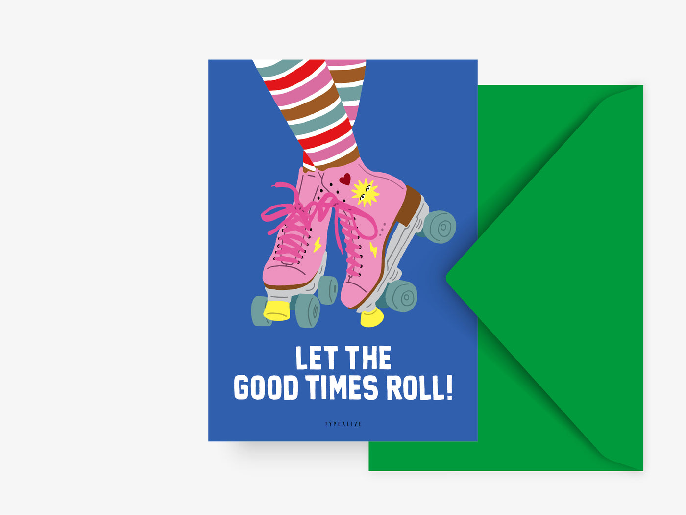Postkarte / Good Times Roll
