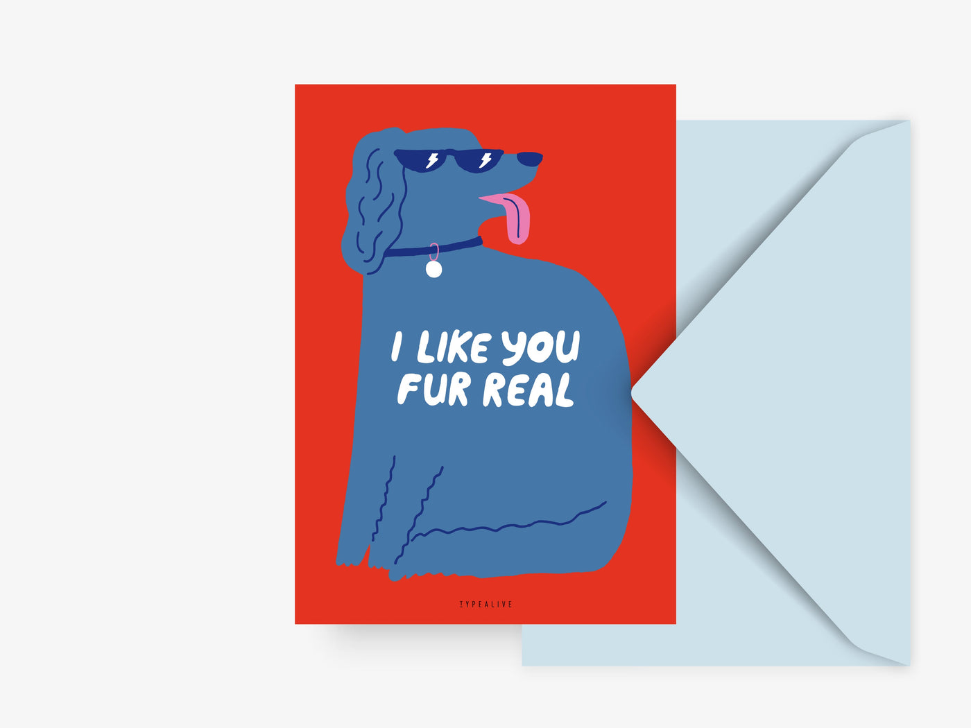 Postkarte / Like Fur Real