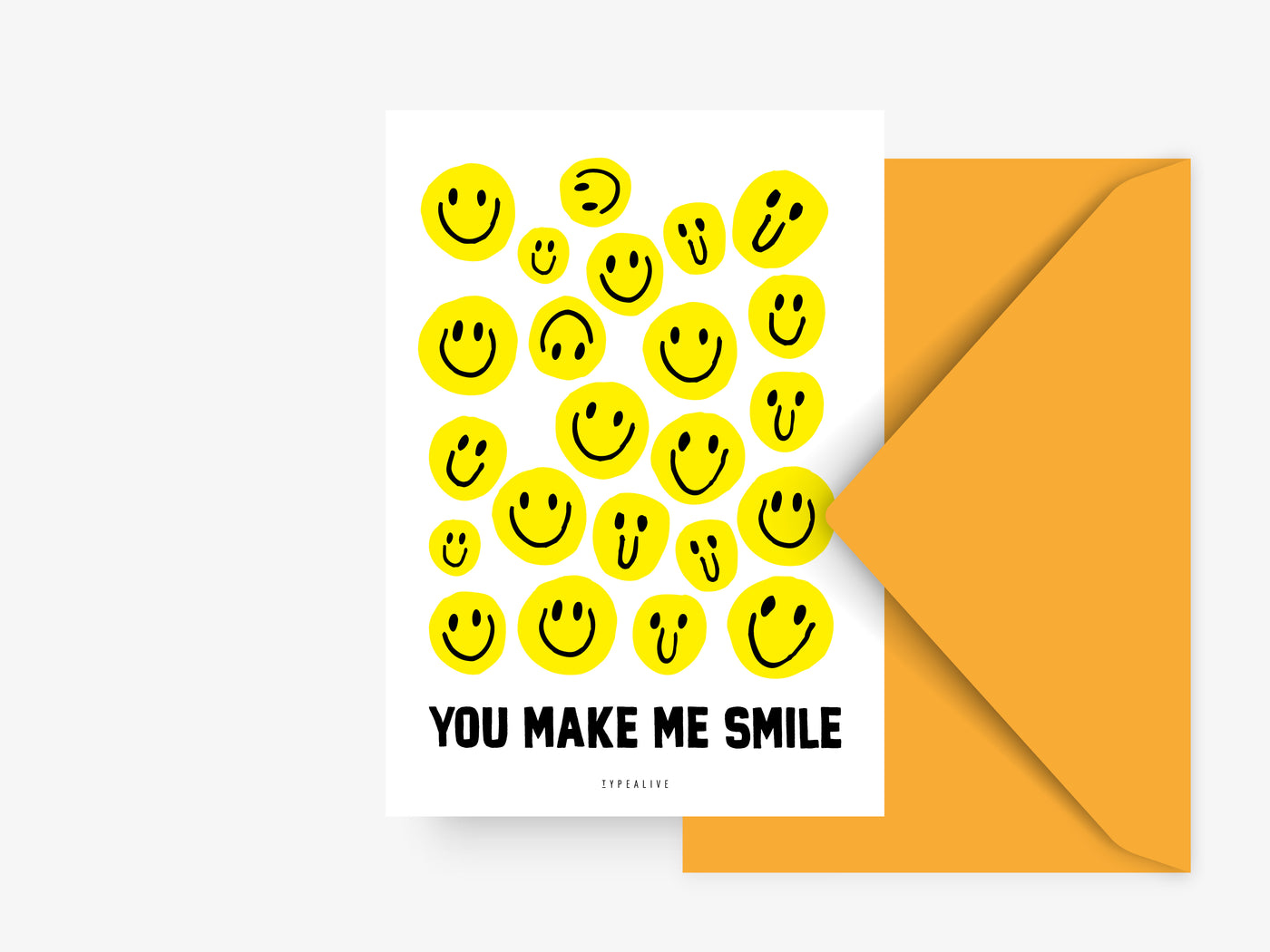 Postkarte / Make Me Smile