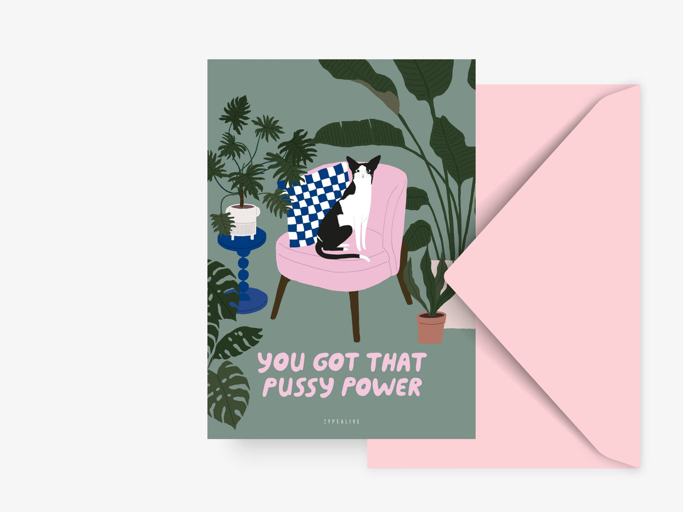 Postkarte / Petisfaction "Cats" Pussy Power
