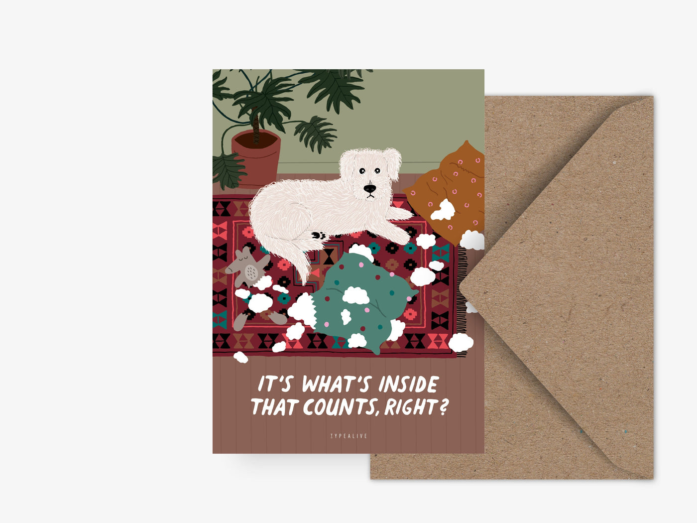 Postkarte / Petisfaction "Dogs" What's Inside