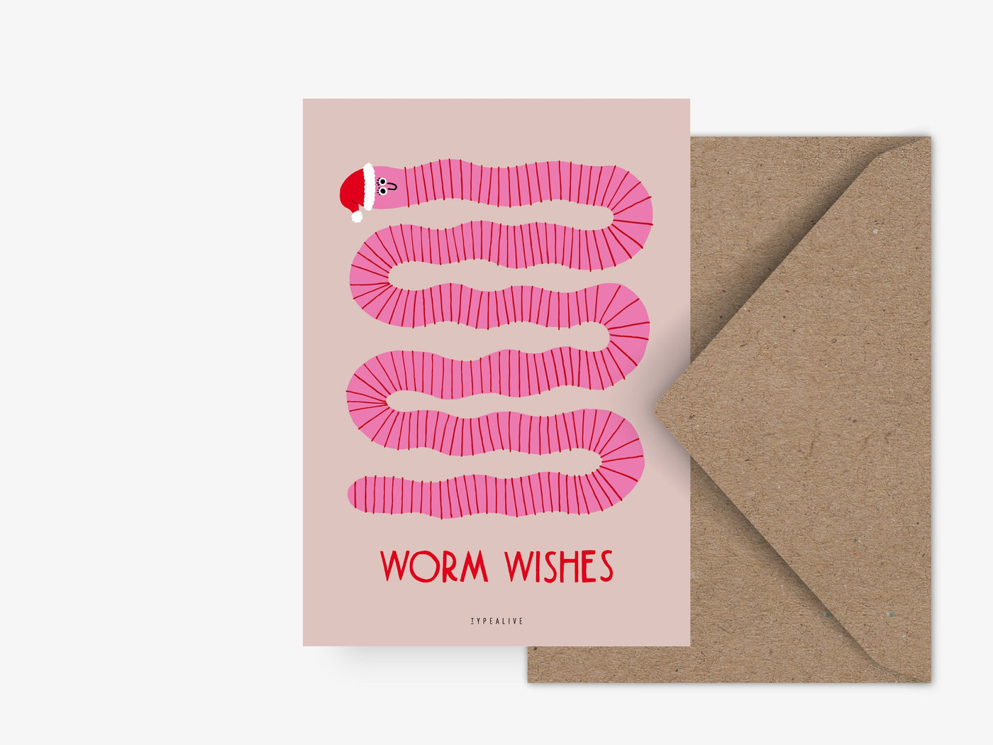 Postkarte / Worm Wishes