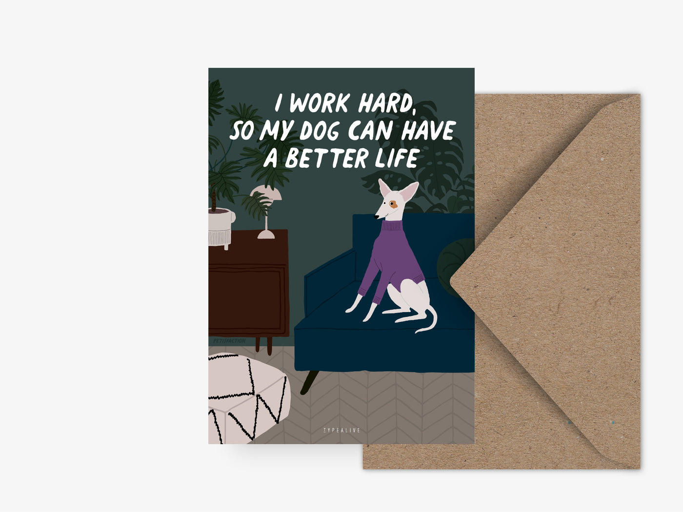 Postkarte / Petisfaction "Dogs" Better Life