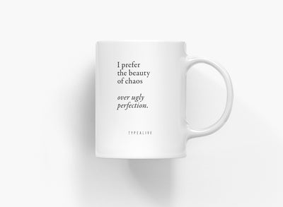 typealive - Tasse aus Keramik / Chaos