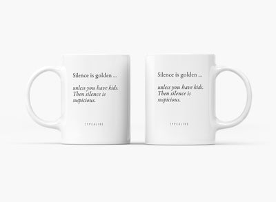 typealive - Tasse aus Keramik / Silence