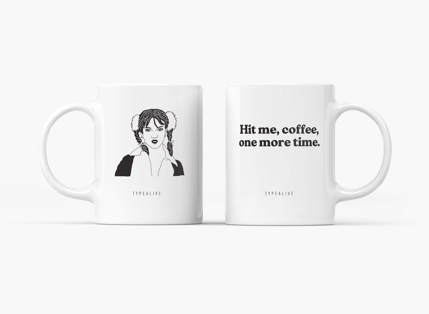 typealive - Tasse aus Keramik / Hit Me