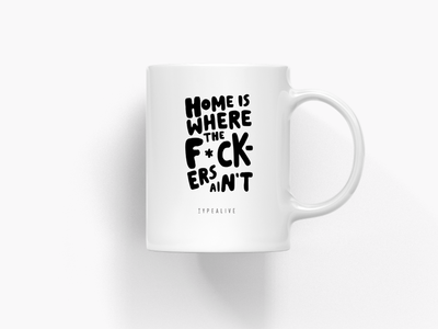 typealive - Tasse aus Keramik / Home Is Where