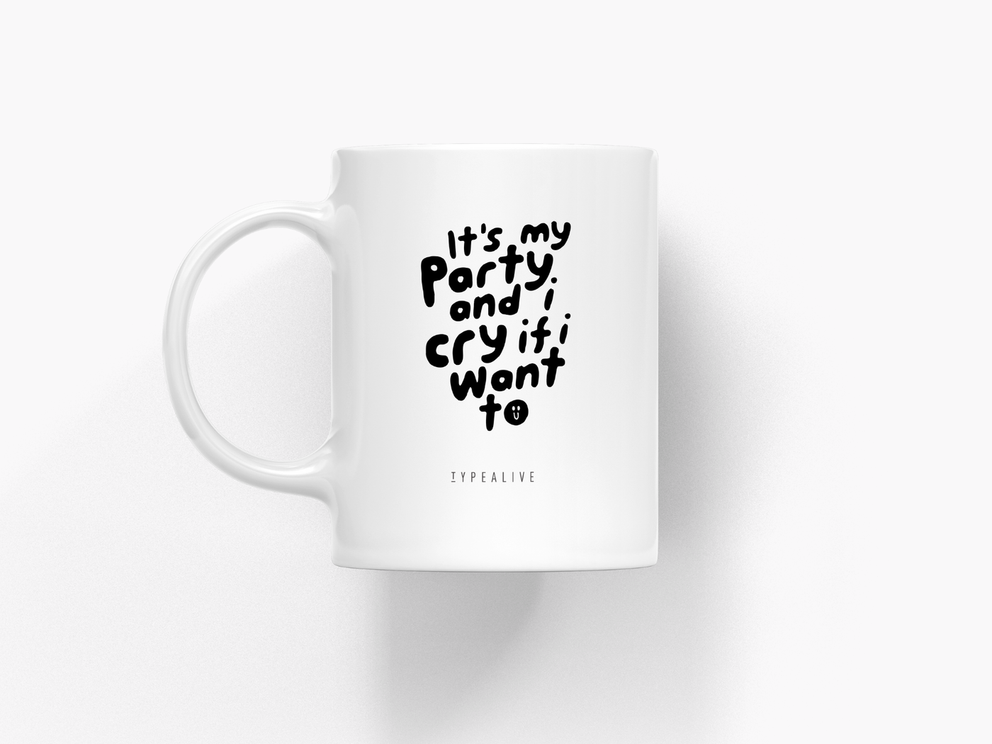 typealive - Tasse aus Keramik / It's My Party