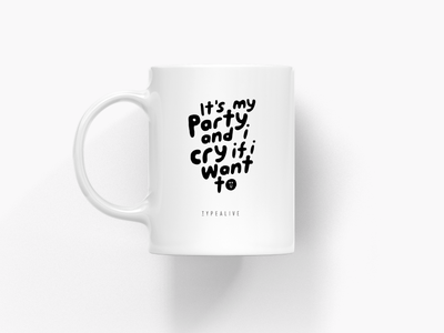 typealive - Tasse aus Keramik / It's My Party