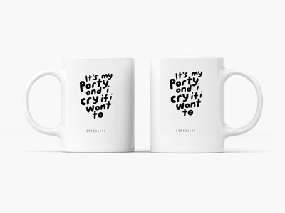 typealive - Tasse aus Keramik / It's My Party