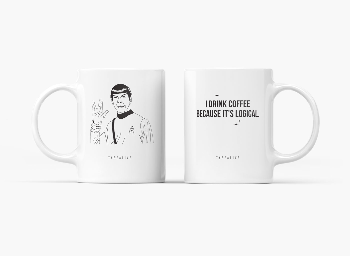 typealive - Tasse aus Keramik / Logical