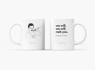 typealive - Tasse aus Keramik / Rock You