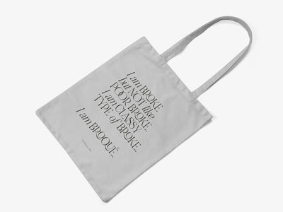 typealive - Baumwolltasche / Broqué