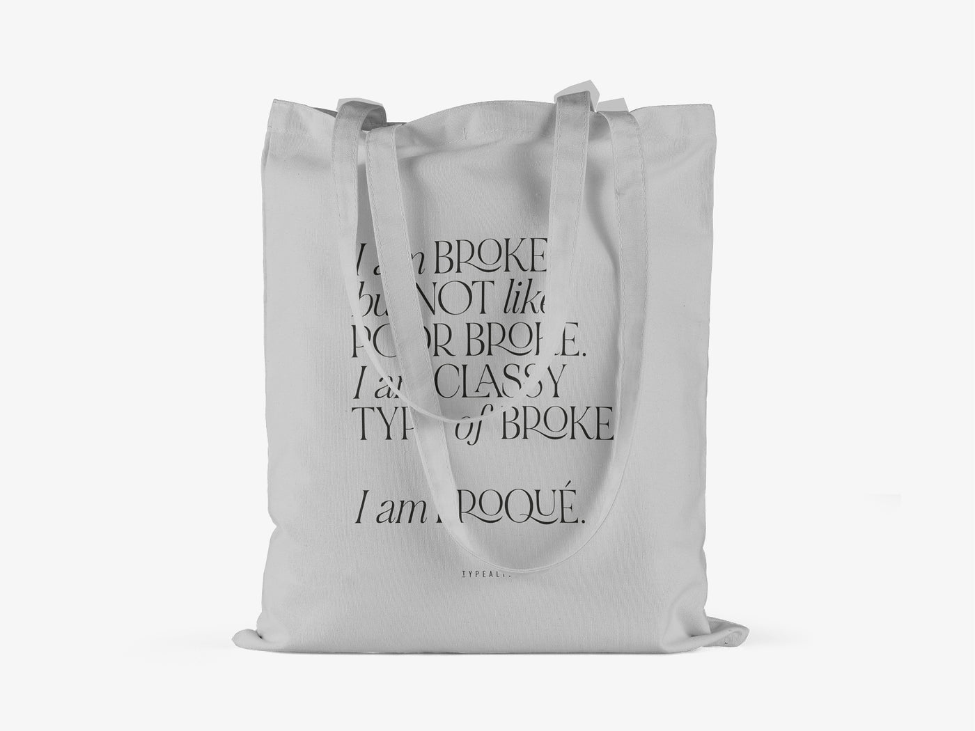 typealive - Baumwolltasche / Broqué