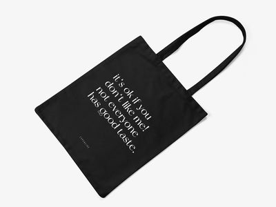 typealive - Baumwolltasche / Good Taste