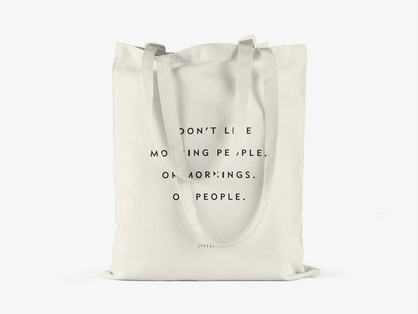 typealive - Baumwolltasche / Morning People