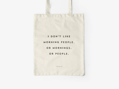 typealive - Baumwolltasche / Morning People