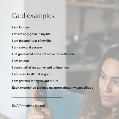 mål paper - Kartendeck "Affirmation"