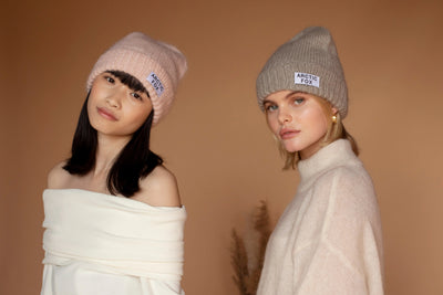 Artic Fox - Mohair Beanie "Arctic Grey"